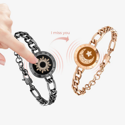 Emoria Bracelet - Figaro Chain (Couple)